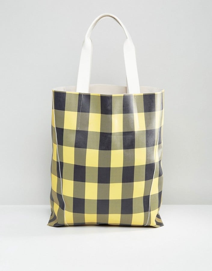 Embrace Fall's favorite pattern — plaid, of course — with this ASOS Oversized Check Shopper Bag ($40).