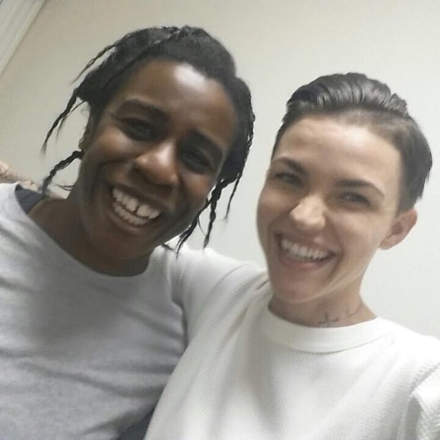 Ruby With Uzo Aduba Who Plays Suzanne Crazy Eyes Warren Ruby