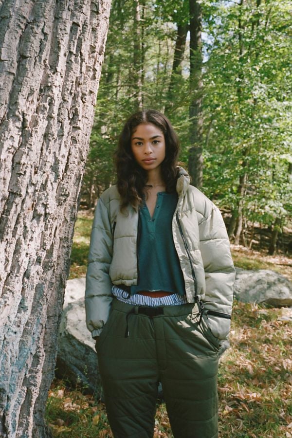 UO Shelly Cropped Puffer Jacket
