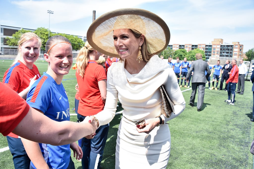 Queen Maxima of the Netherlands' Happy Faces