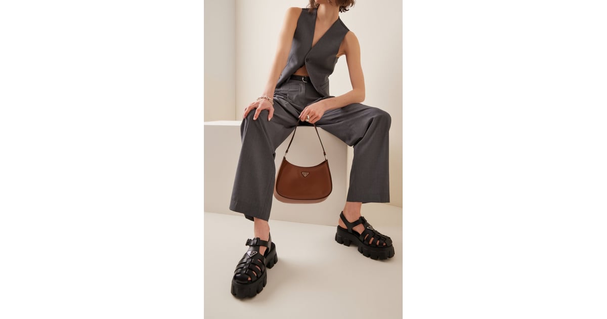 Prada Monolith Rubber Fisherman Sandals | Tube Tops, Chunky Sandals, Neon —  Oh, My! '90s Fashion Is Back, and We're Here For It | POPSUGAR Fashion  Photo 9