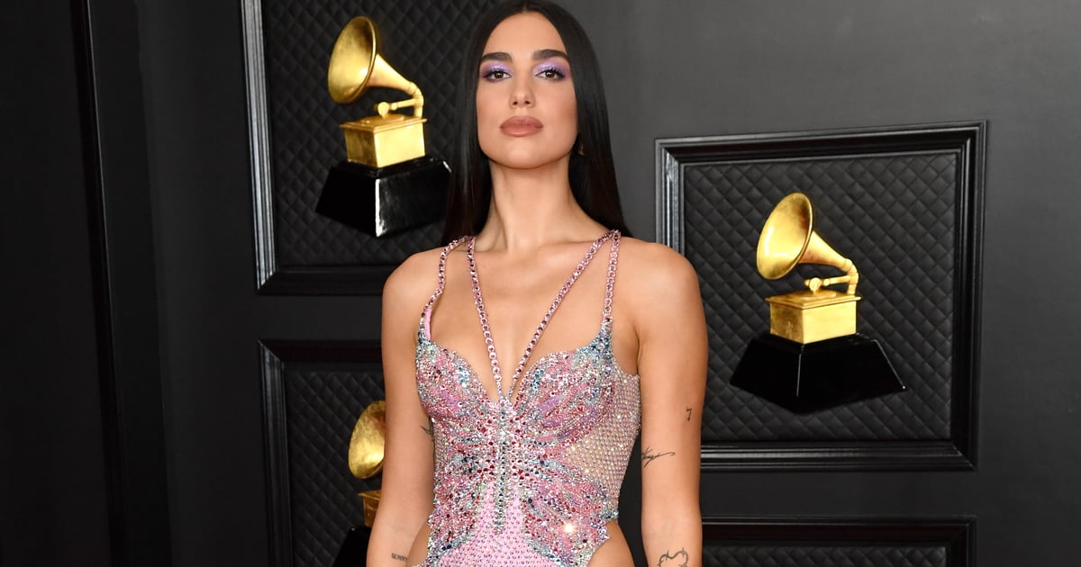 Dua Lipa Looks Like a Sparkly Butterfly in Her Grammys Dress