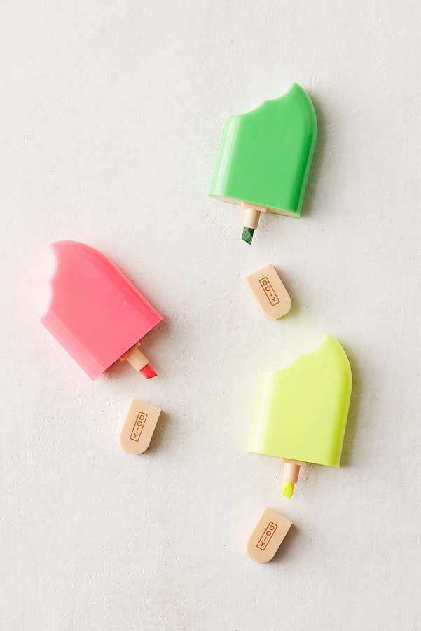 Popsicle Mini Highlighter Marker Set ($10)