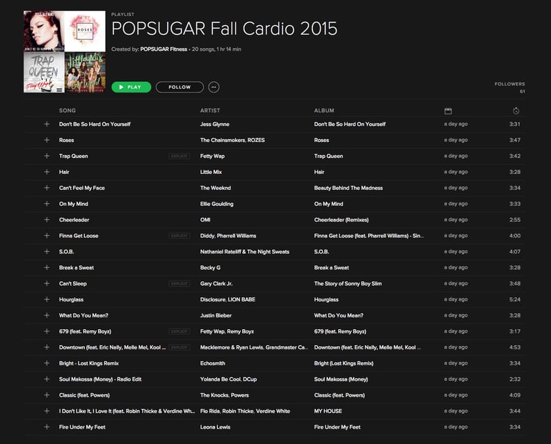 Cardio Playlist