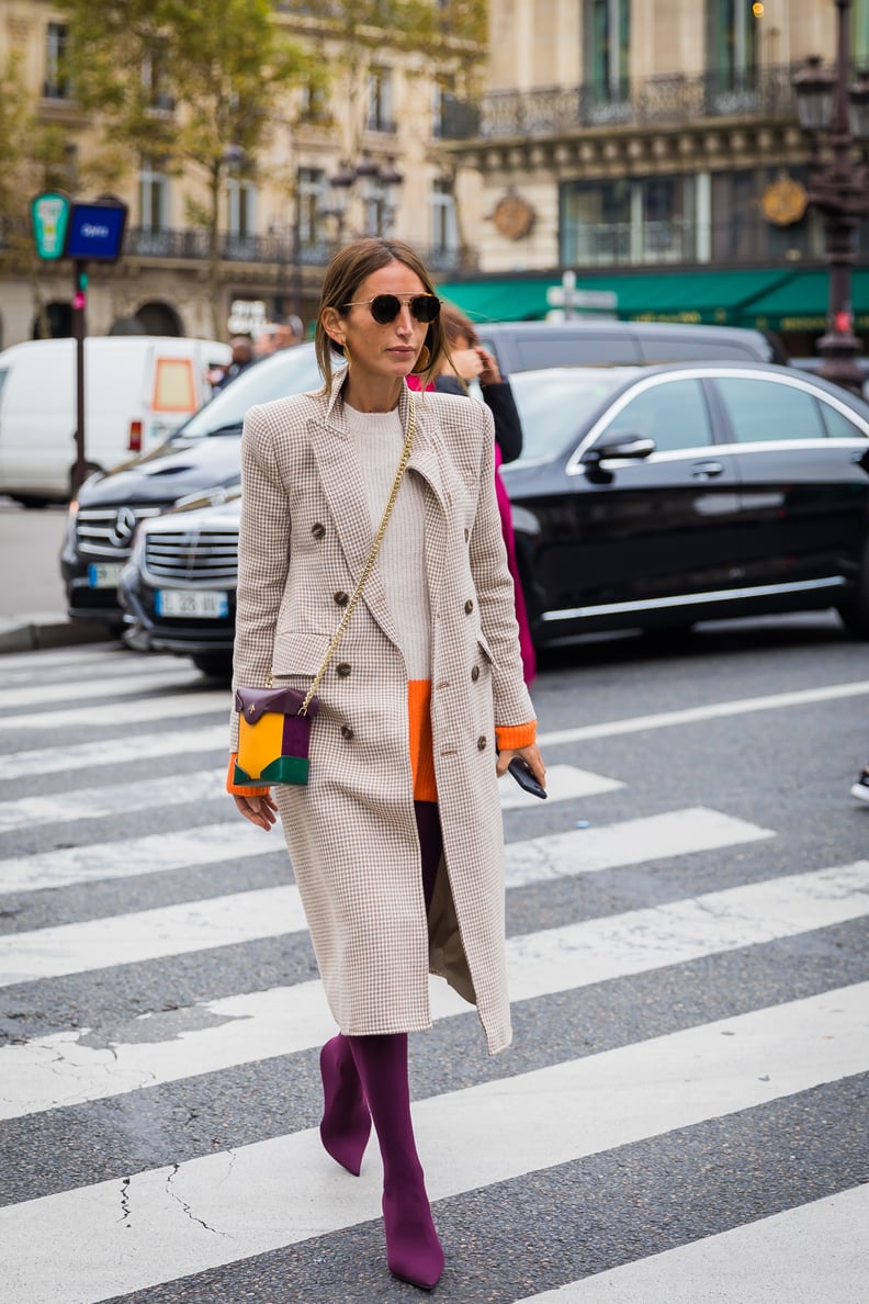 Style a Neutral Coat With a Pair of Suede Boots