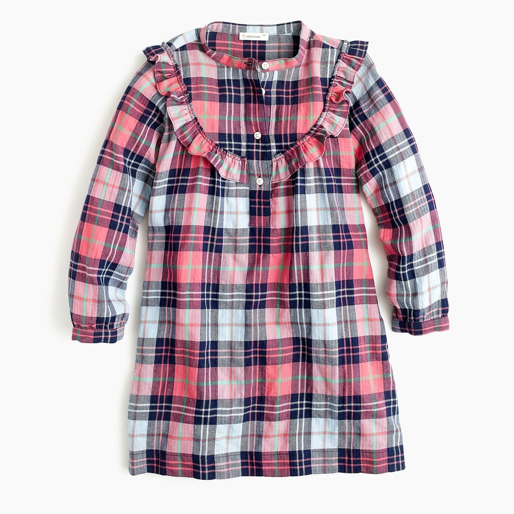 J.Crew Ruffle-Trimmed Shirtdress