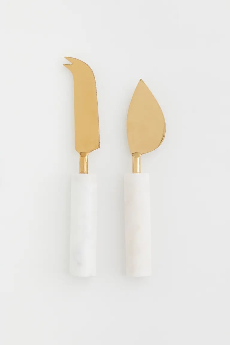 H&M 2-Pack Marble Cheese Knives