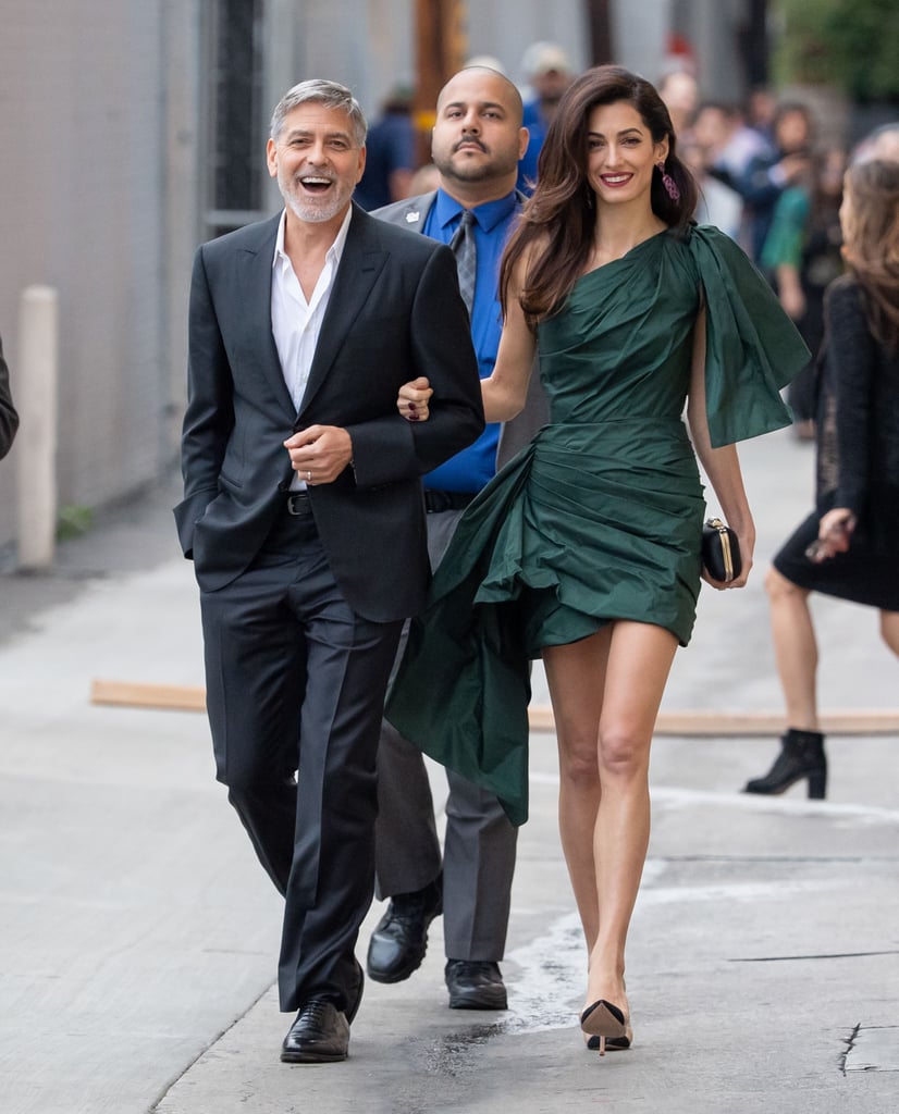 Amal Clooney Green Oscar de la Renta Dress May 2019