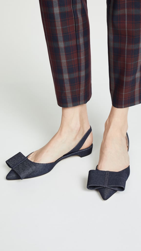 Paul Andrew Rhea Bow Slingback Flats 