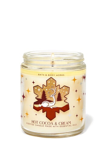 Hot Cocoa and Cream Single Wick Candle