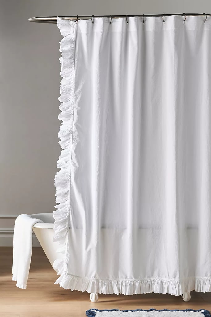 Anthropologie Ruffled Shower Curtain