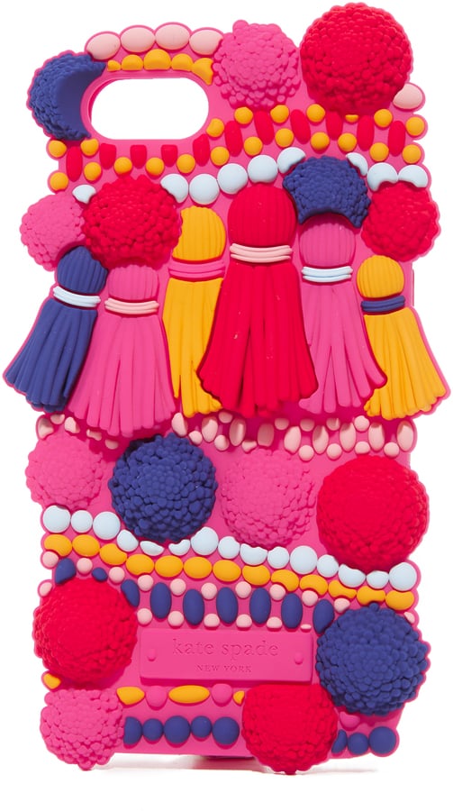 Kate Spade Silicone Pom Pom iPhone 7 Case ($65)