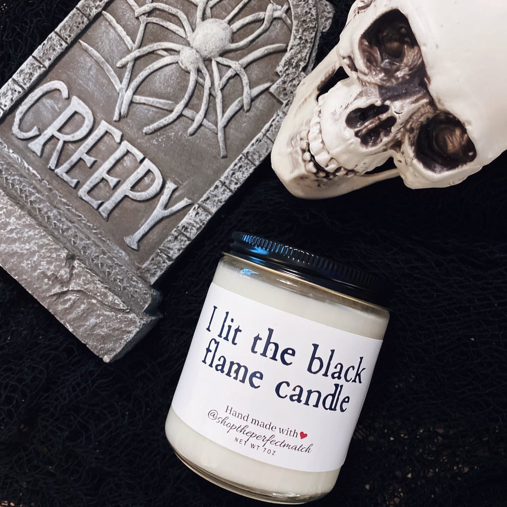 Black Flame Candle