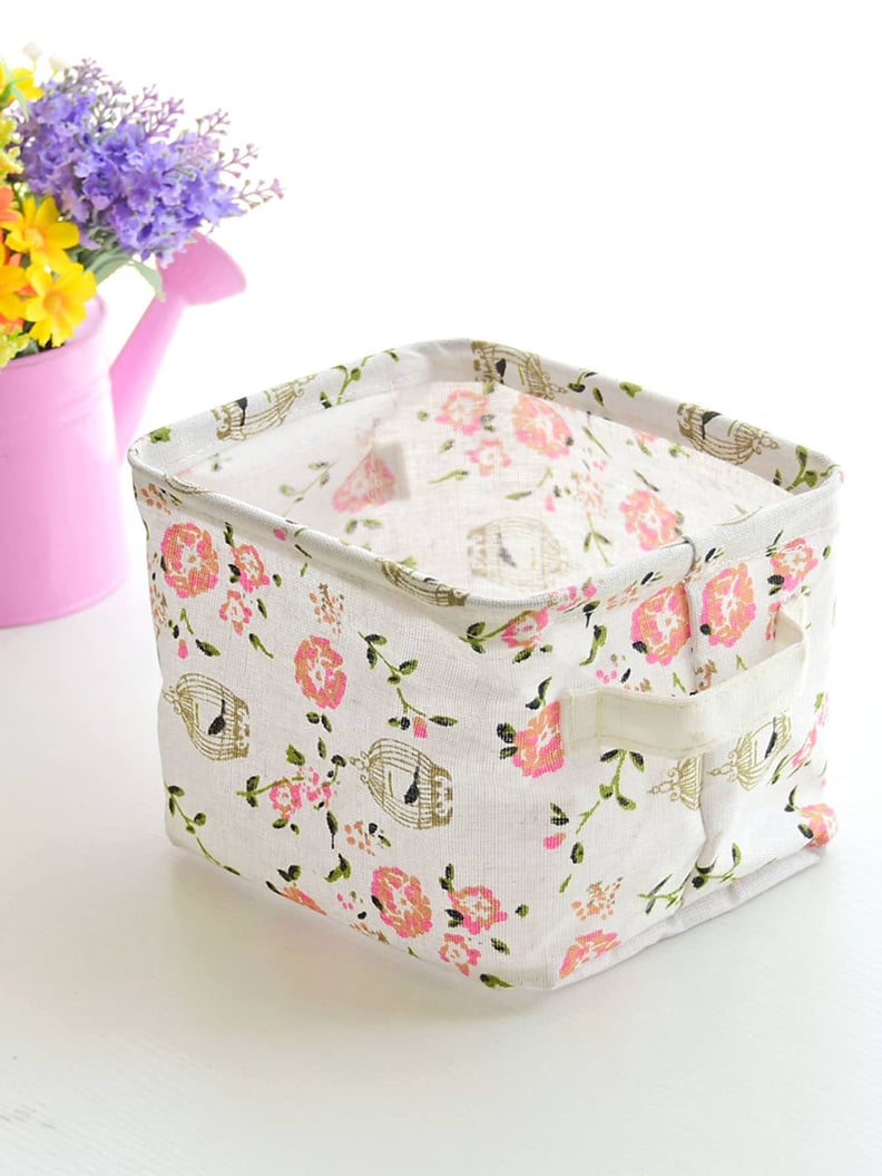 Floral Print Storage Box