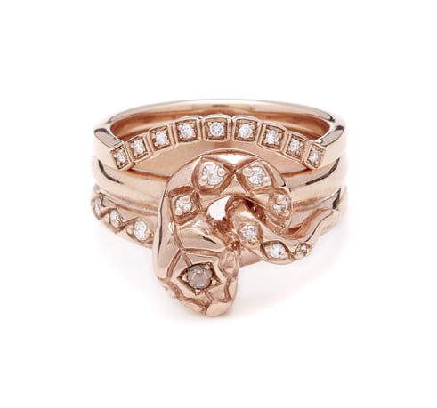 Anna Sheffield Rose Gold Engagement Ring