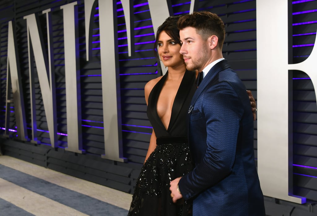 Priyanka Chopra Elie Saab Dress at Vanity Fair Oscars Party