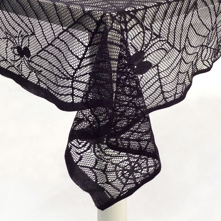 Celebrate Halloween Together Lace Tablecloth Cheap Halloween Decor