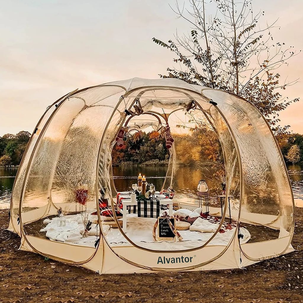 A Glamping Vibe: EighteenTek Bubble Fiberglass Patio Gazebo