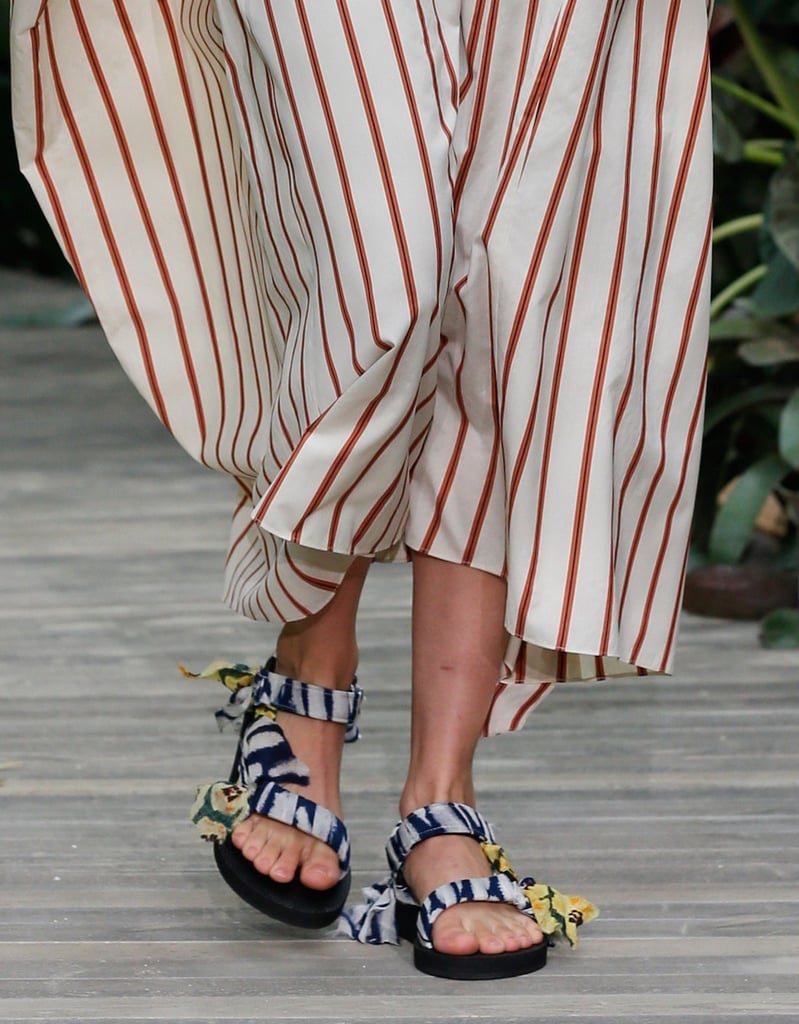 Sandals from the Jason Wu Spring/Summer 2021 runway.