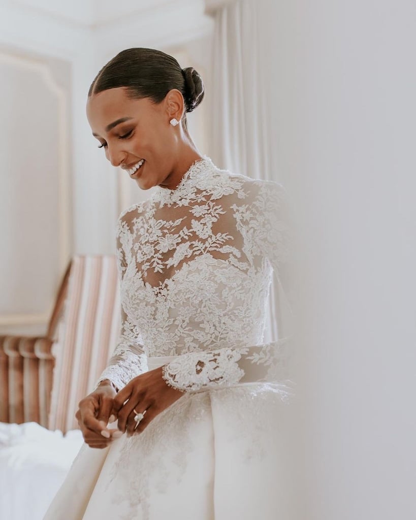 Jasmine Tookes Got Married in a Zuhair Murad Wedding Dress