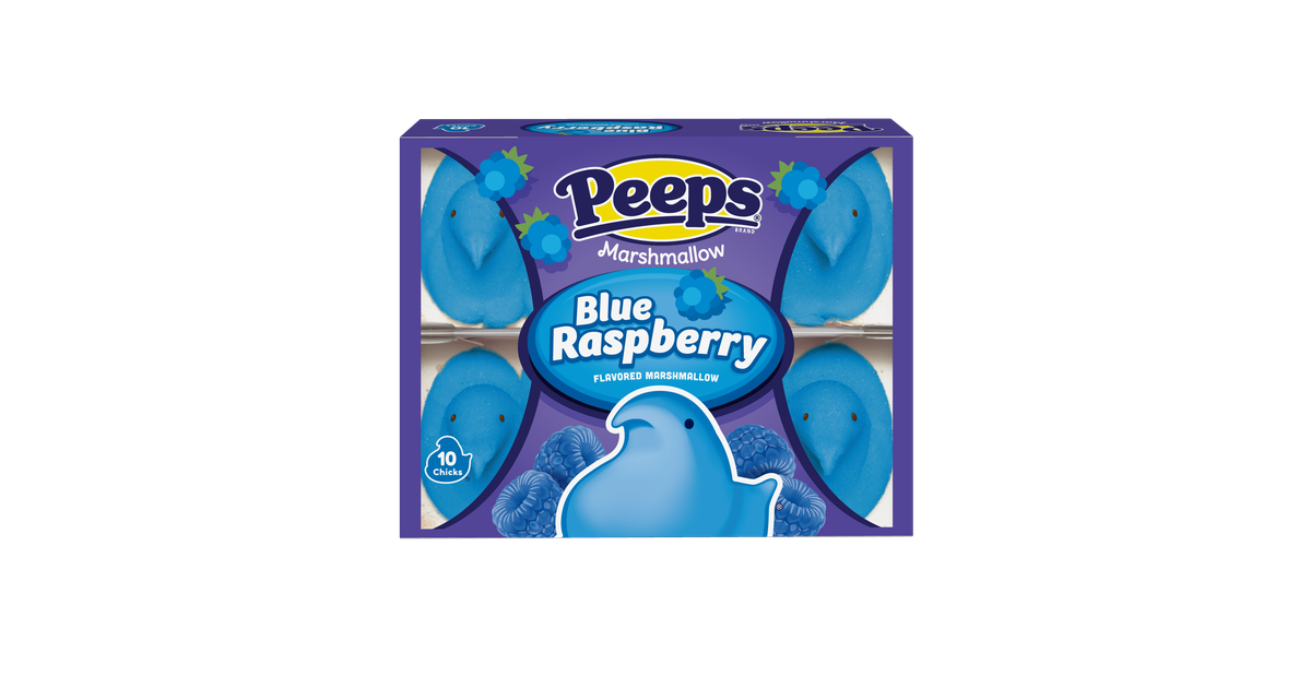 Blue Raspberry Peeps — Available Only at Walmart Pancakes and Syrup