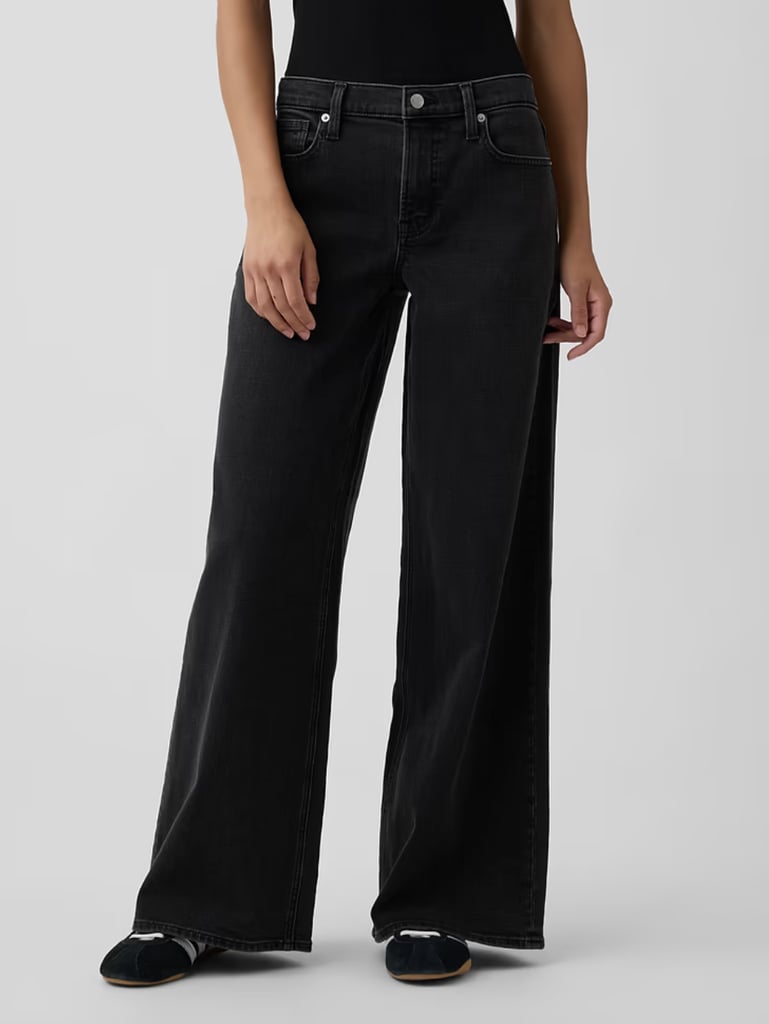 Gap Factory Mid Rise Wide-Leg Jeans