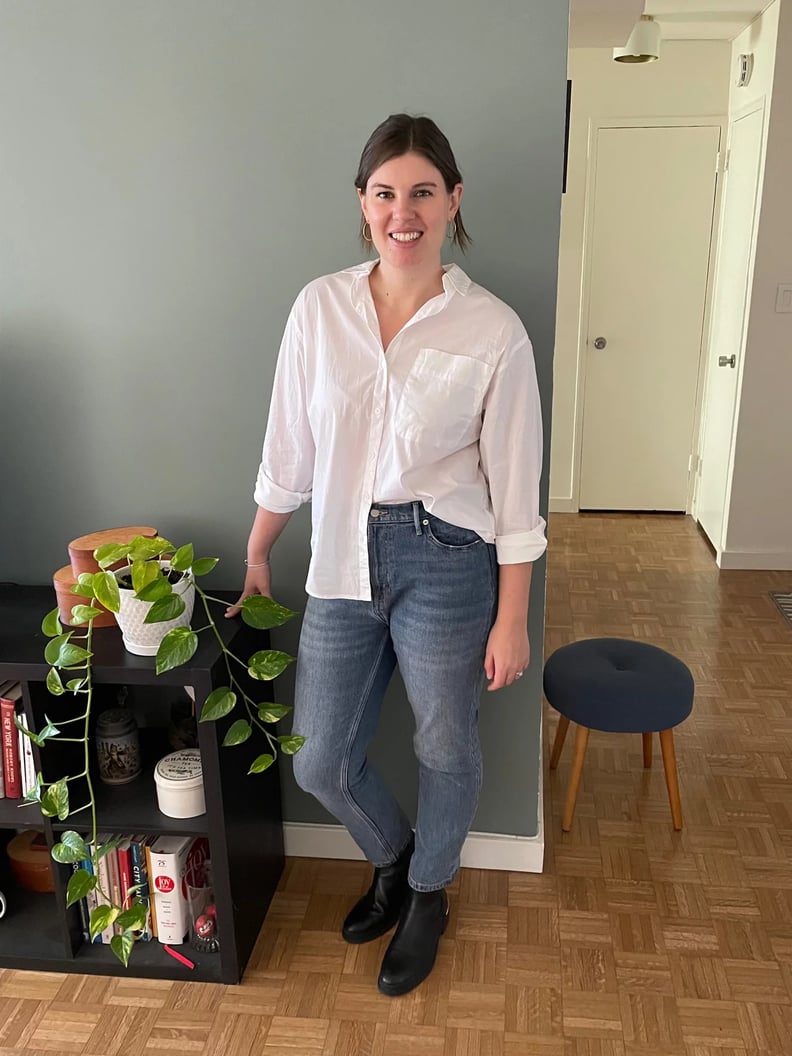 Oversized Button-Down Boyfriend Shirt