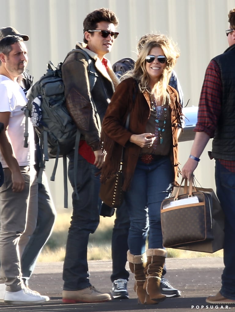 Rita Wilson was spotted alongside John Mayer.