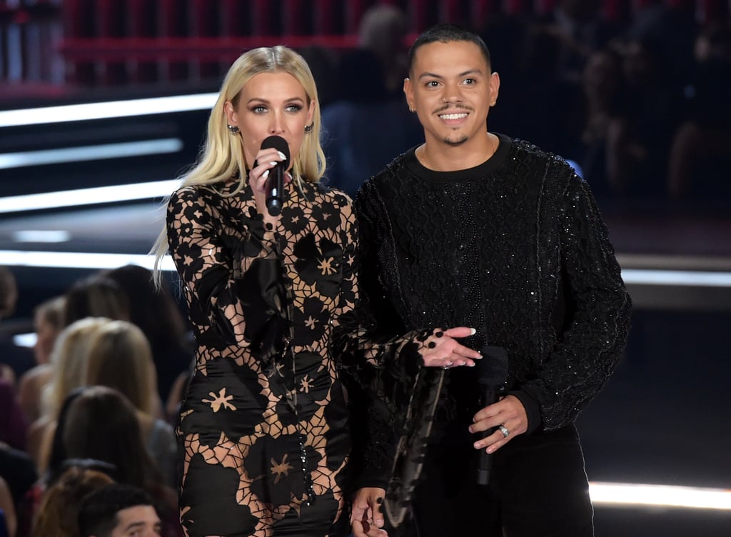 Ashlee Simpson and Evan Ross at 2018 Billboard Music Awards