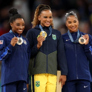 We Had an All-Black Podium For the First Time in Olympic Gymnastics History