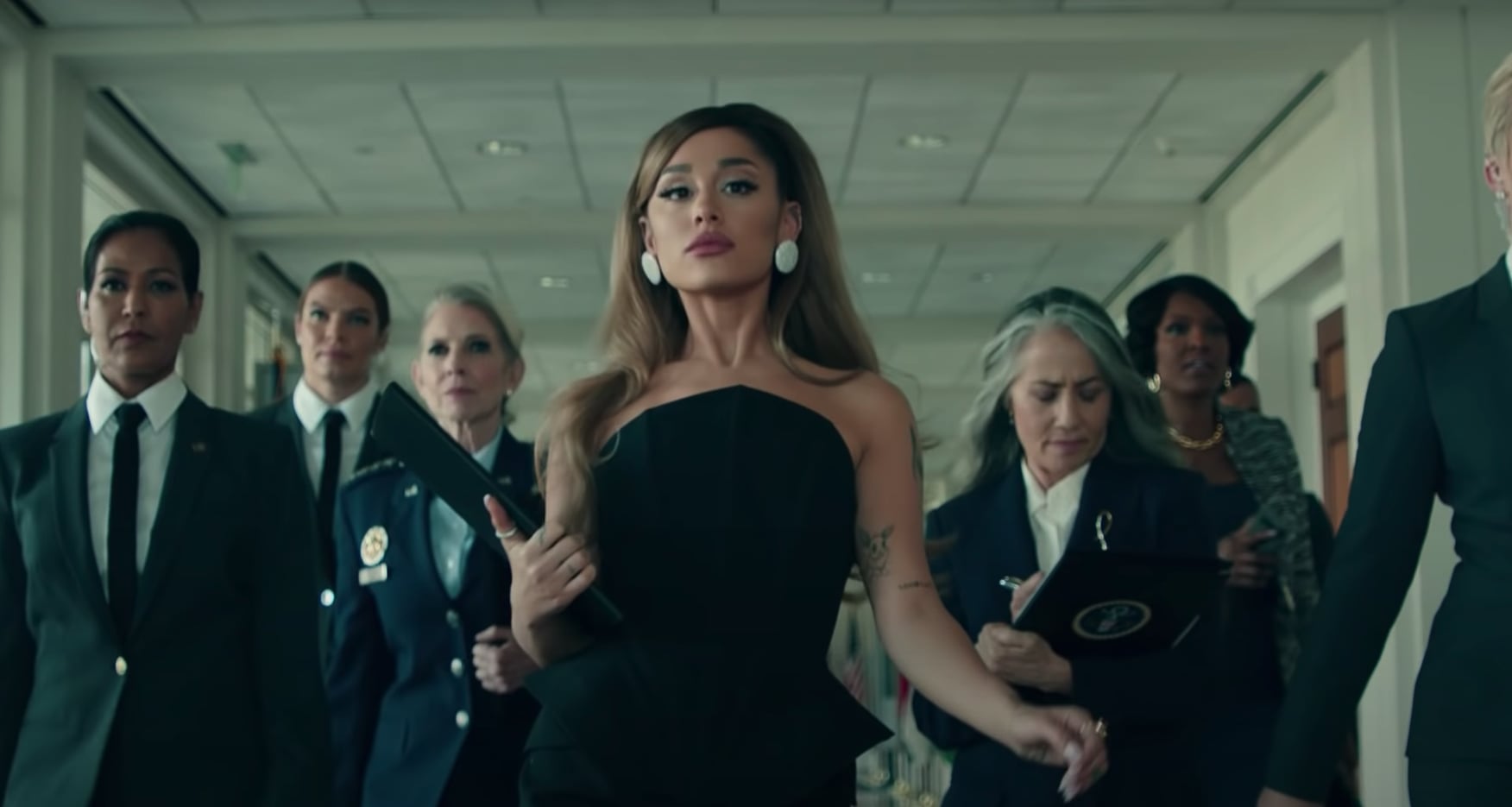 See Ariana Grande S Positions Music Video Outfits Popsugar Fashion See Ariana Grande S Positions Music Video Outfits Popsugar Fashion