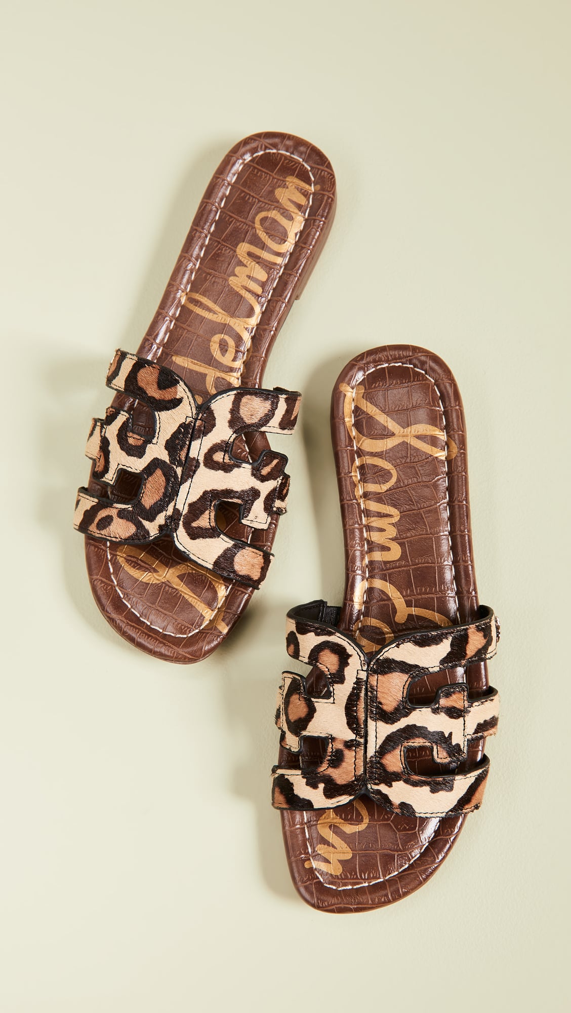Sam edelman hotsell leopard slides