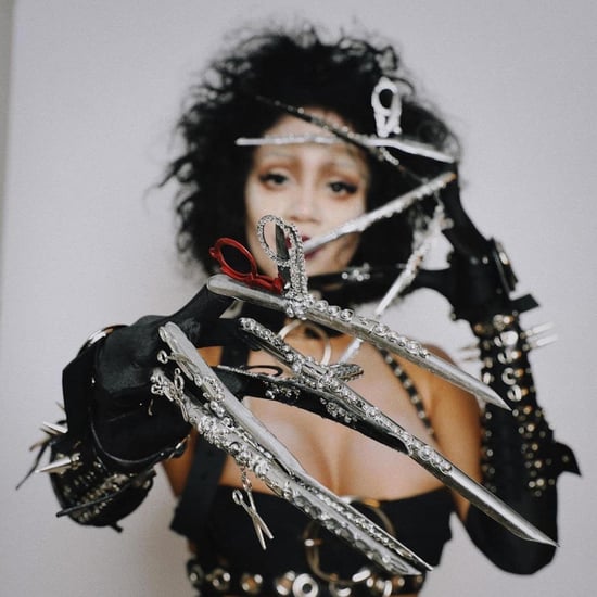 Saweetie's Edward Scissorhands Halloween Nails Breakdown