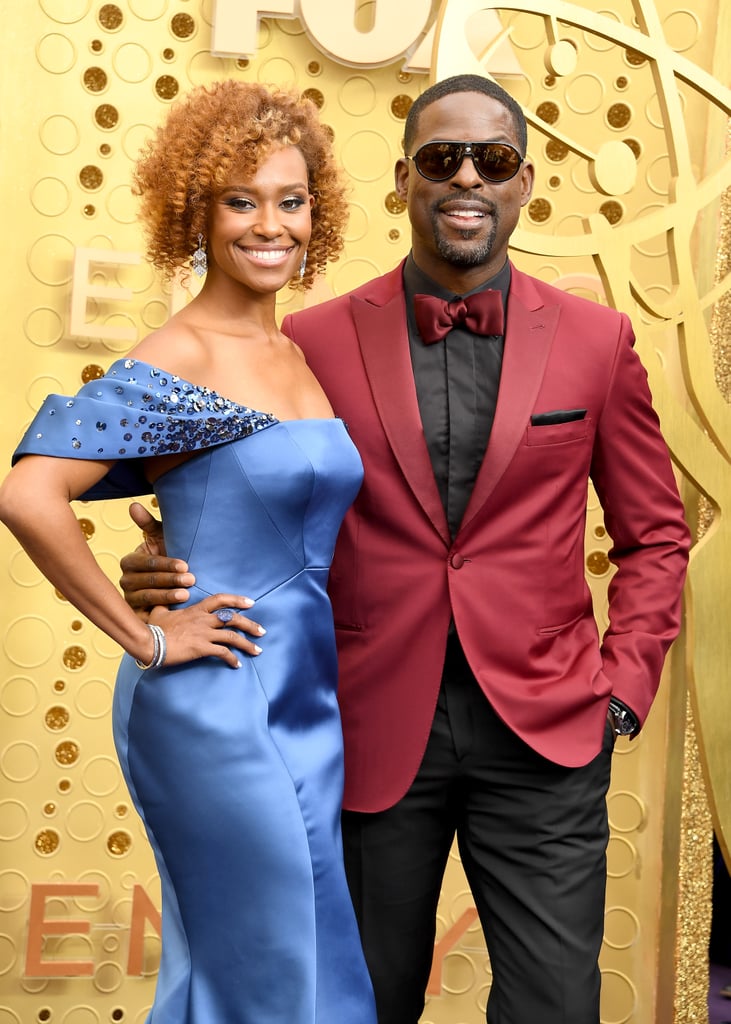 Ryan Michelle Bathe and Sterling K. Brown at the 2019 Emmys