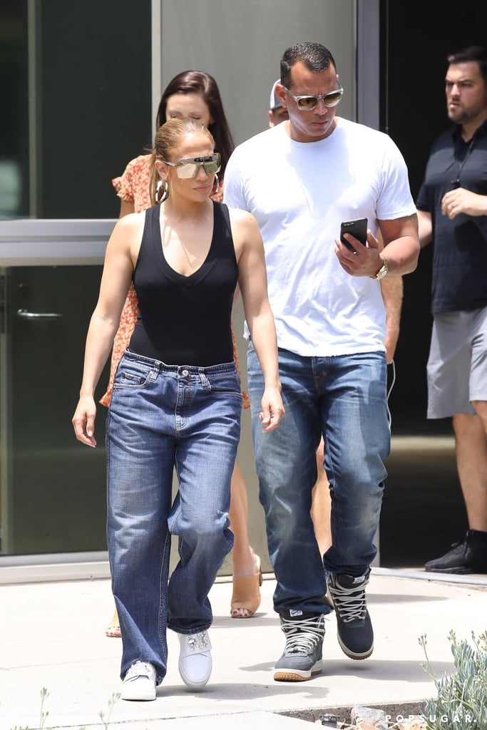 Jennifer Lopez and ARod Denim July 2018 | POPSUGAR Fashion UK