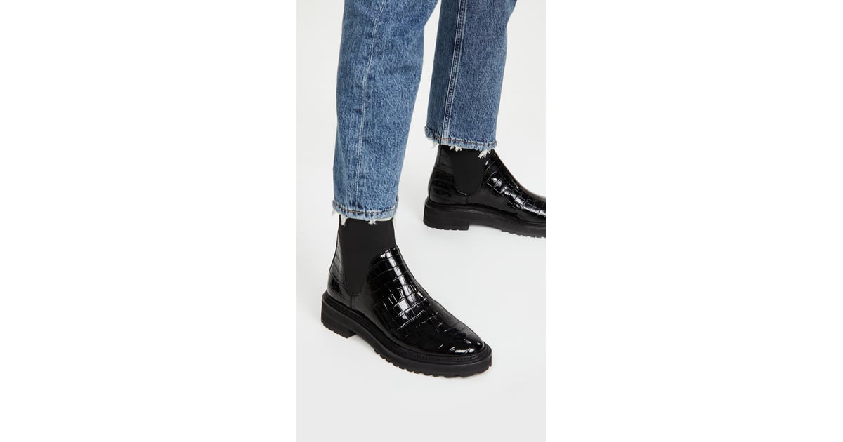 A New Texture Loeffler Randall Bridget Chelsea Combat Boots 18