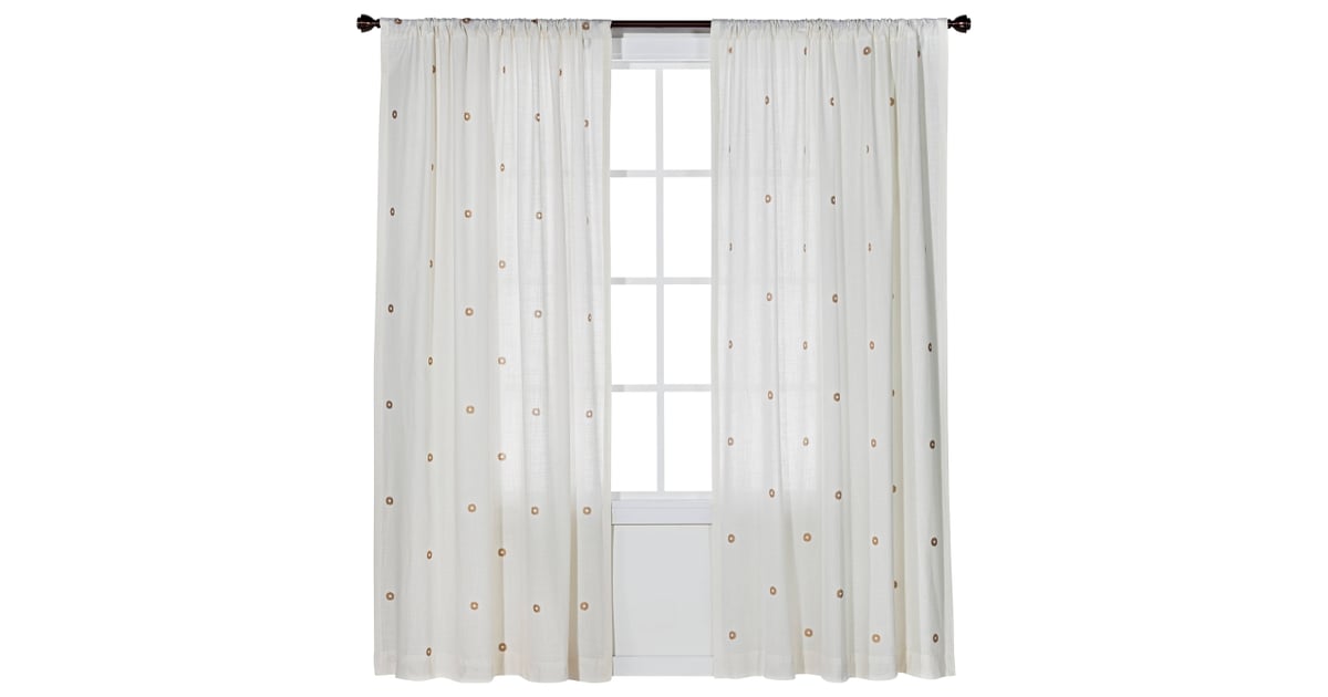 Nate Berkus Metallic Curtain Panel (30) Target Dorm Decor 2017