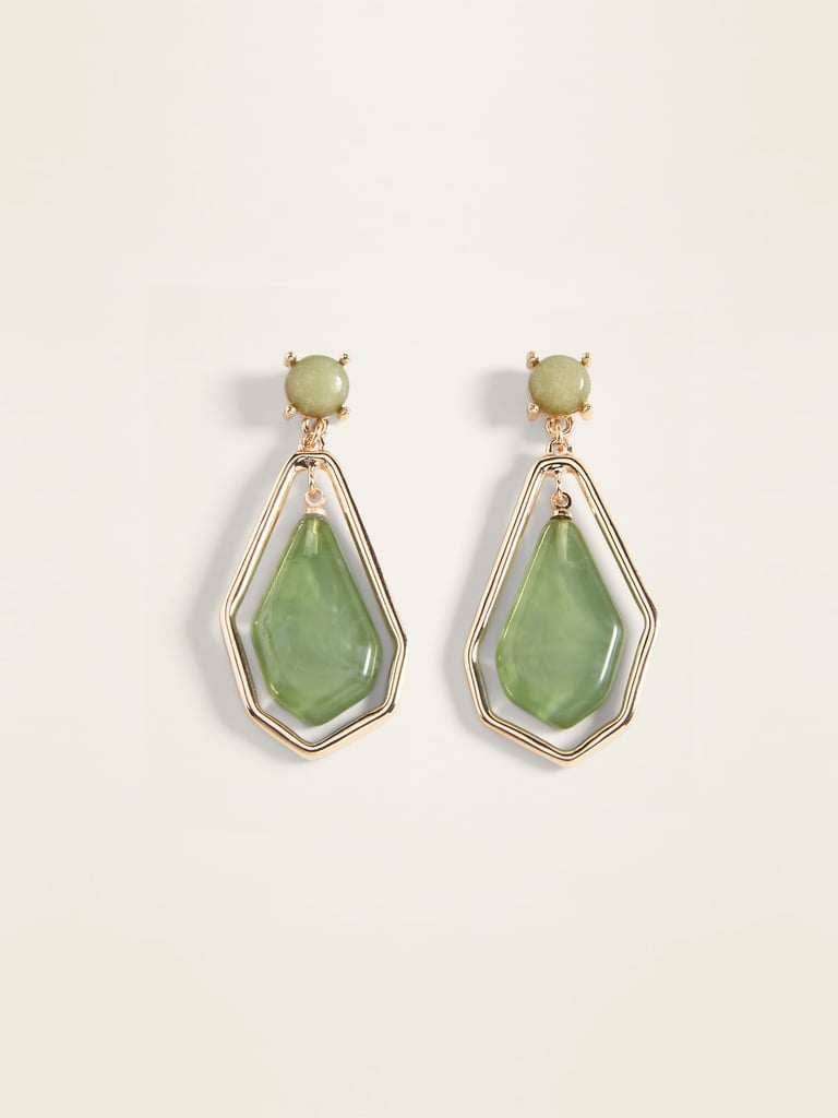 Orbital Stone Drop Earrings