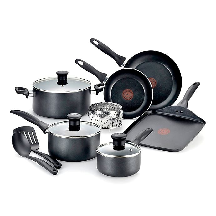 T-fal Pure Cook Nonstick Aluminium 12-Piece Cookware Set