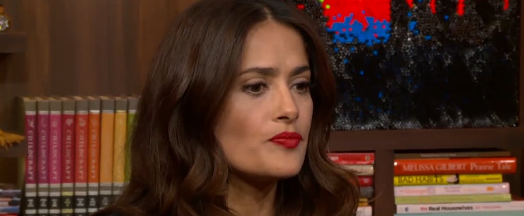Salma Hayek Eats Weird Food on Watch What Happens Live