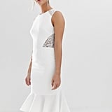 asos edition lace halter neck maxi wedding dress