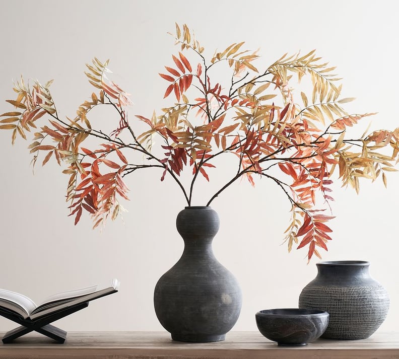 Pottery Barn Faux Autumn Sumac Branch