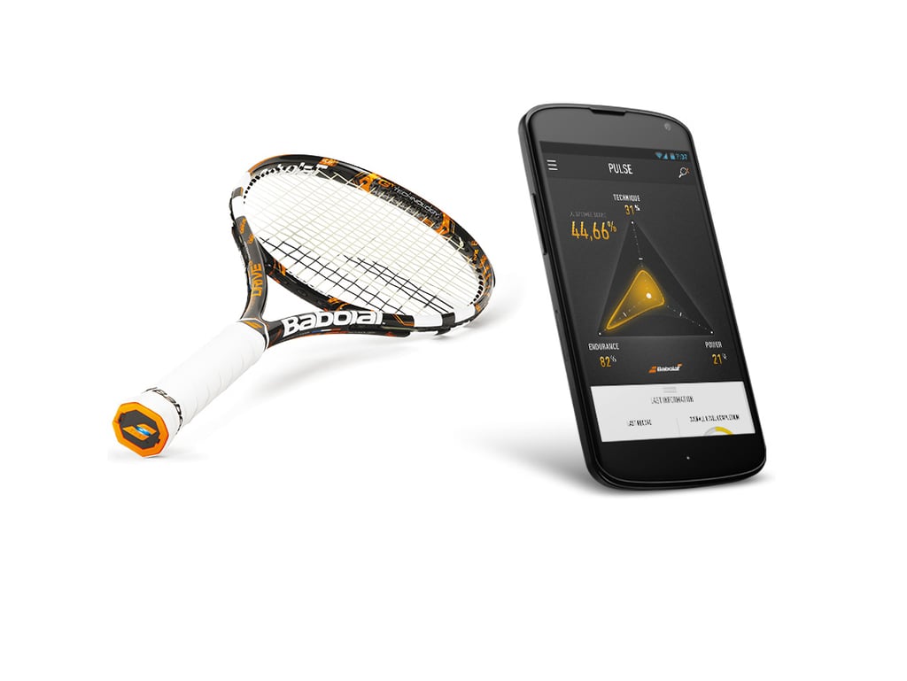 "This year, I plan on finally beating my husband at a tennis match. This new 'smart' racquet, the Babolat Play Pure Drive ($300), pairs with a mobile app that tracks your real-time performance on the court. I'm hoping this info will give me an edge on my competition. If not, I have many cute outfits to distract him. ;)"