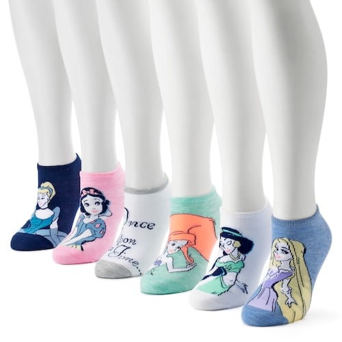 Women's Disney Princesses No-Show Socks