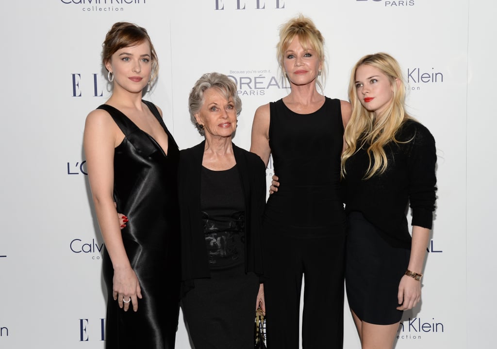 Dakota Johnson and Melanie Griffith Elle Women in Hollywood