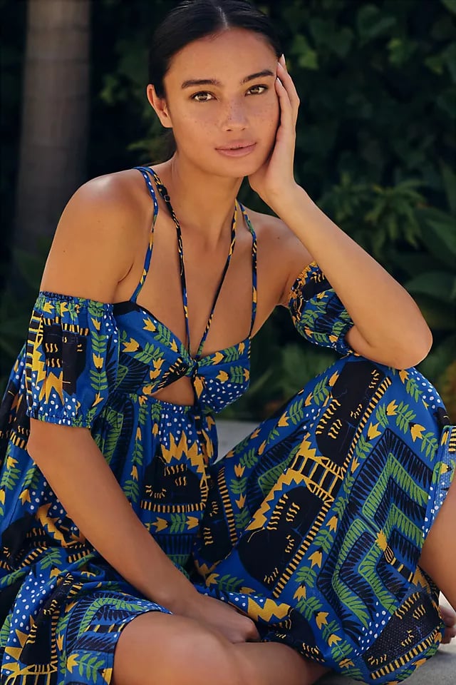 João Incerti for Anthropologie Strappy Bandeau Dress