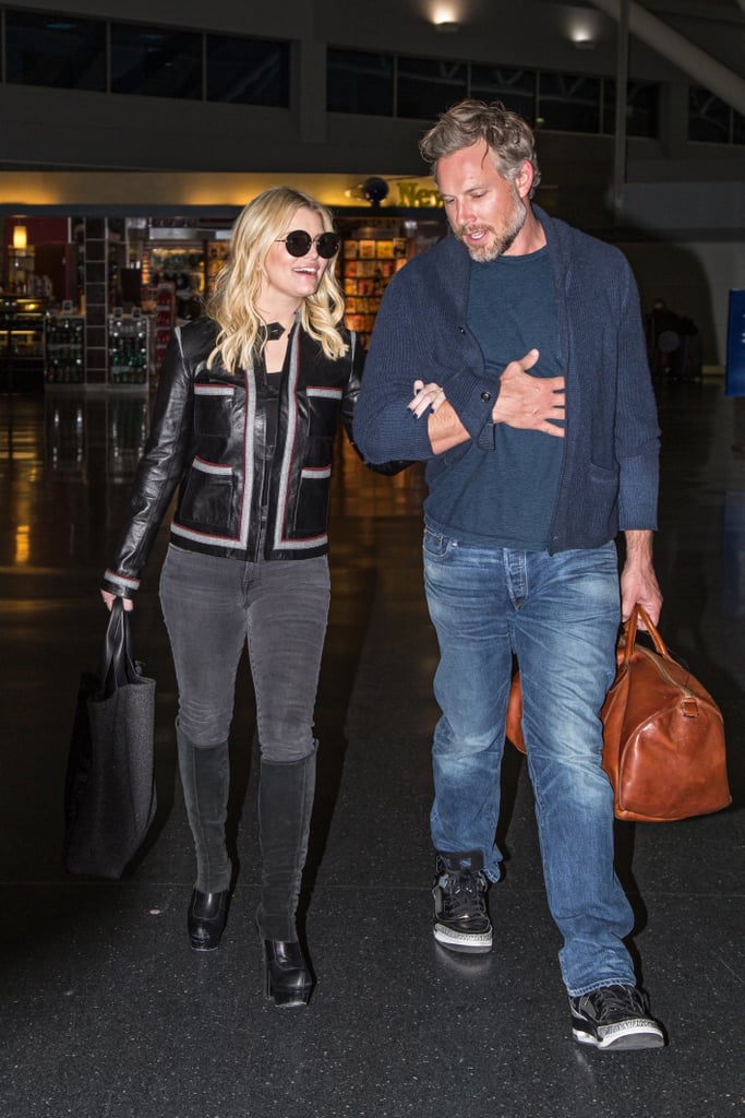 Jessica Simpson and Eric Johnson Out in NYC January 2016