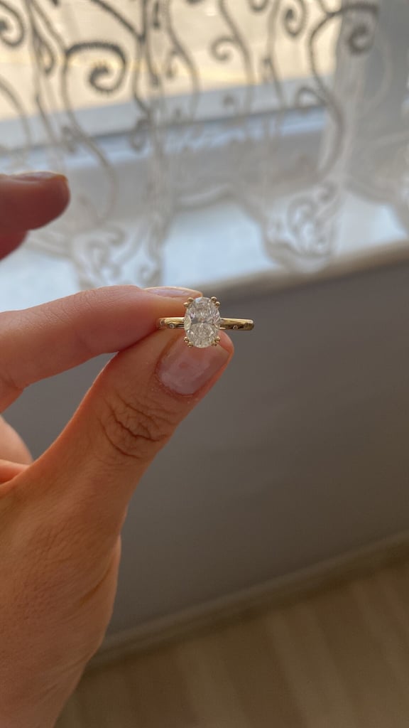 Mirima Jewelry 14k Gold Diamond Oval Engagement Ring ($524 and up, originally $699 and up)