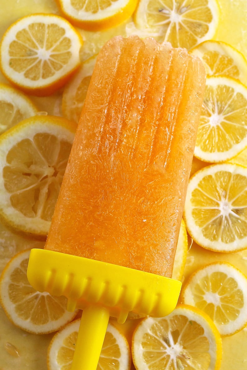 Peach Bourbon Lemonade Popsicles