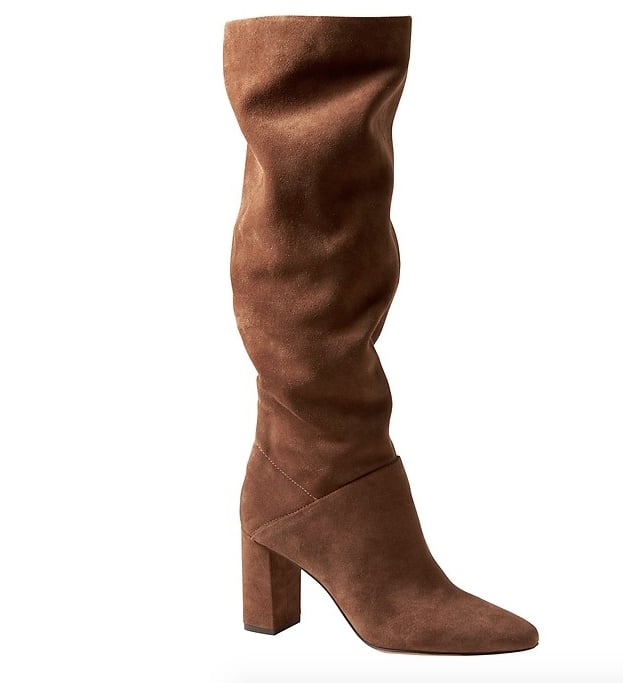 Suede Tall Slouchy Boot